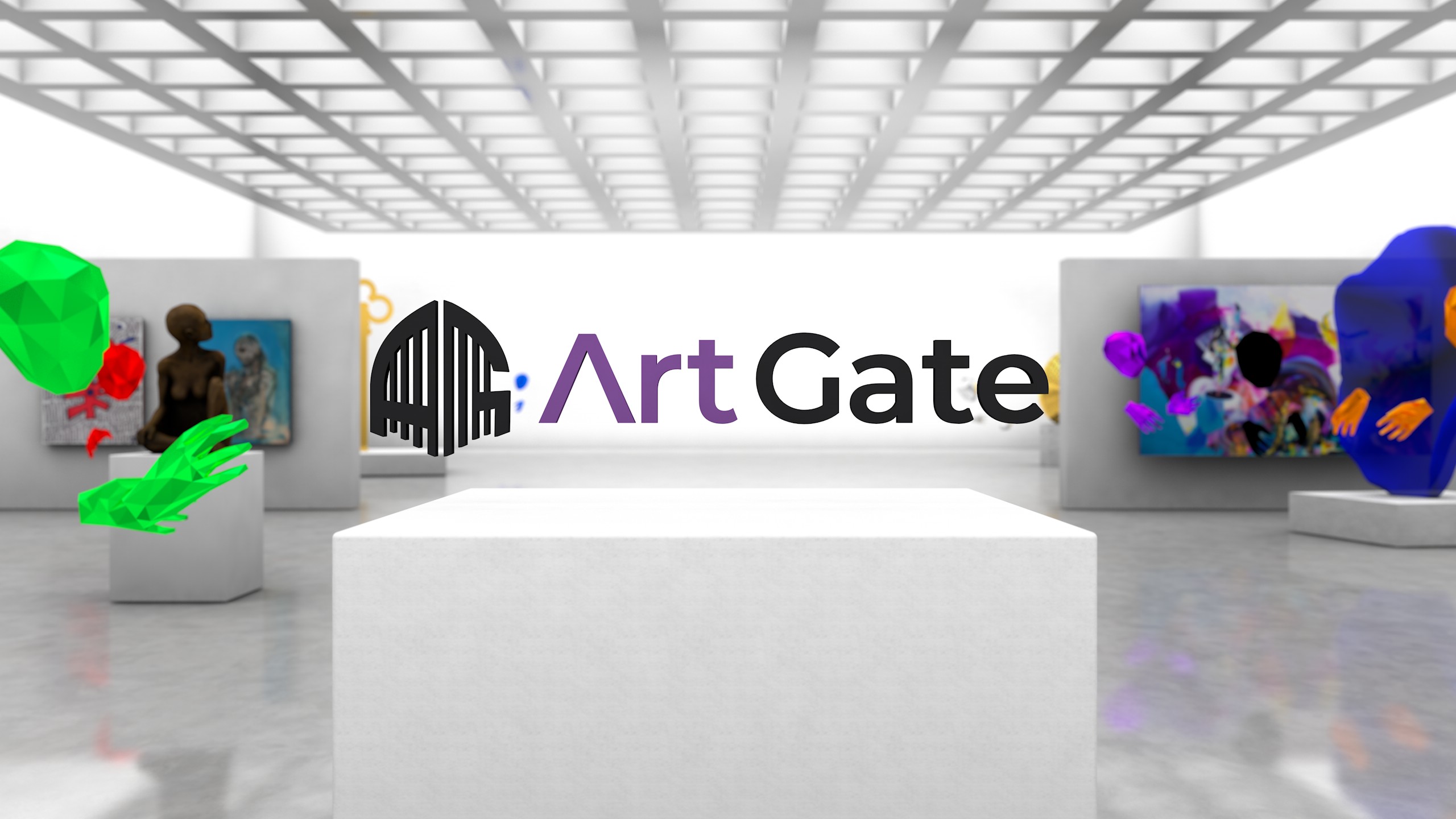 Art Gate Platform Background